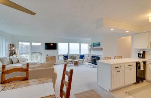 Dewittville Apartment | Lakefront Dewittville Condo with Private Deck!
