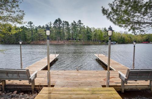 Eagle River House | Lakefront Eagle River Vacation Rental with Boat Dock