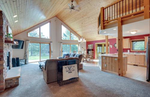 Eagle River House | Lakefront Eagle River Vacation Rental with Boat Dock