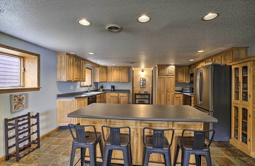 Eau Galle House | Lakefront Eau Galle Home w/Hot Tub & Fire Pit