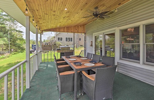 Gloversville Cottage | Lakefront Gloversville Home w/Beach + Dock!