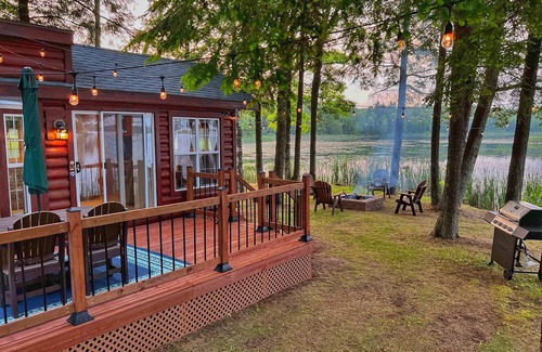 Chief Lake Cabin | "Lakefront Hideaway Cottage on Chief Lake - Your Own Private Island!"