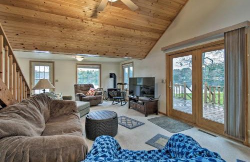 Wautoma House | Lakefront Home with Seasonal Dock - 2 mi to Skiing!