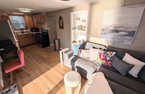 Cloverdale House | Lakefront Home with Sunsets, Dock, and Deck! Dogs Stay Free!