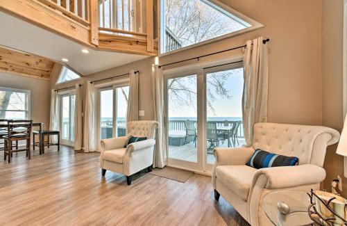 Lexington House | Lakefront Lexington Escape Steps to Beach!