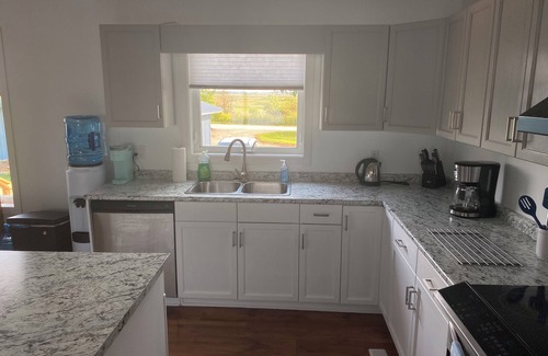 Saint Laurent House | Lakefront Lookout with private beach, 3 beds and 2 bath perfect getaway!