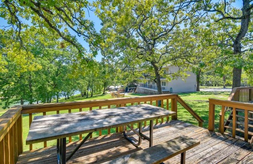 Kimberling City House | Lakefront Oasis Boat Slip, Kayaks and Outdoor Pool