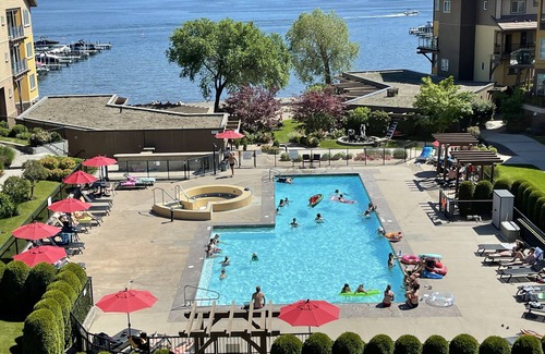 Westbank Condo | Lakefront, pool, hot tub, exc room. Bk Sept Oct . daily, weekly, or monthly