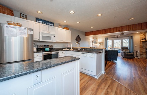 McHenry House | Lakefront Townhome w/Sunrise Views & Fireplace