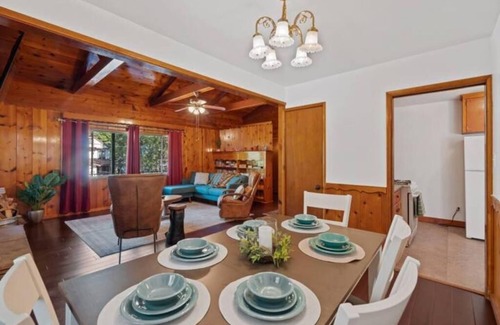 Crestline House | Lakeside Cabin w/Arcade Backyard & Pokerroom - Pet Friendly,