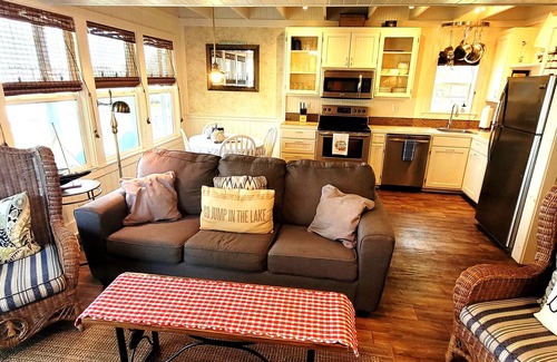 Pointblank Cabin | Lakeside Cabin With Your Own Personal Sandy Beach and Expansive Lake View