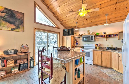 Delton Cottage | Lakeside Cottage Escape with Private Dock & Deck!