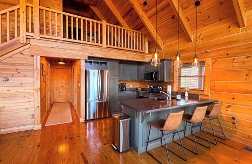 Bremen Cabin | Lakeside Oasis: Contemporary Cabin, Sunset Views