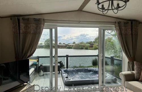 Tattershall House | Lakeside Retreat with hot tub and fishing peg on Osprey Rise at Tattershall Lakes Country Park