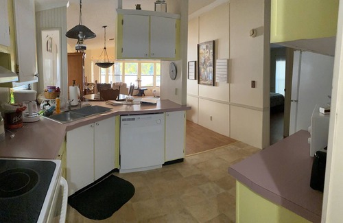 Hernando House | Lakeview from your living room. Water touches the back yard.
