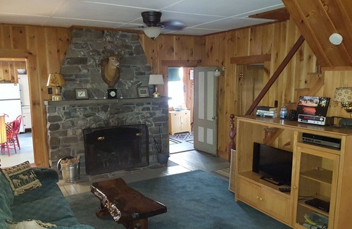 Monson Cabin | Large 2-Story Cabin w/Canoe/Kayaks on Lake Hebron in Monson, by Moosehead Lake