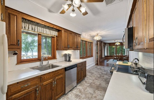 Swartswood House | Large, 4 season, lakefront retreat. Close to skiing, golf and hiking.