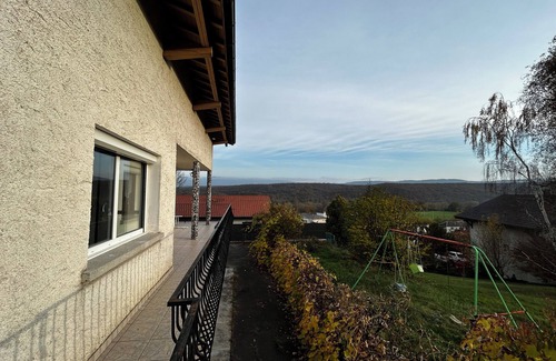 Pougny Apartment | Large apartment on the Swiss border, trains and buses to Geneva