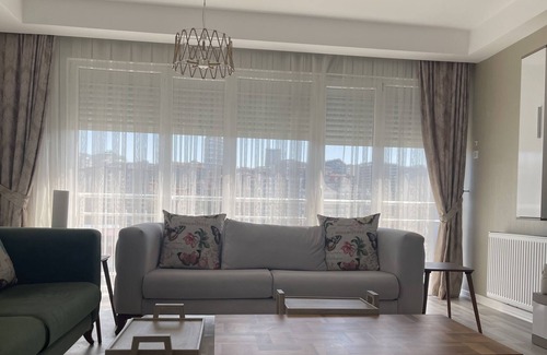 Esenyurt Apartment | Large apartment security, swimming pool, gym. terser. 4 air condition.