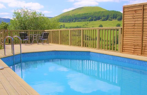Llanbrynmair House | Large barn conversion in Cambrian Mountains, private pool , spa and games room.