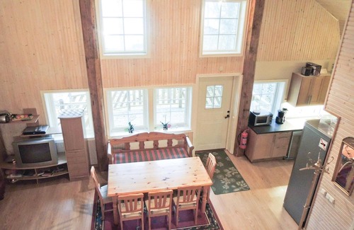 Stavsjo House | Large cottage with a view of Lake Bolmen from the terrace.