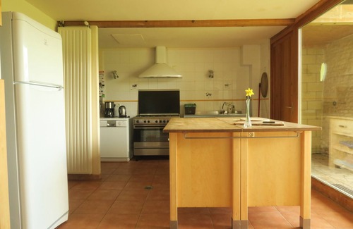 Saint-Saturnin-du-Bois House | Large gîte 10/12 p with garden and natural swimming pool