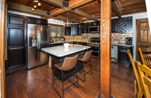 Weisshorn House | Large home 3 blocks off Main Street with Fabulous Ski Hill Views