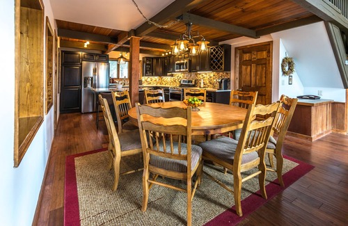 Weisshorn House | Large home 3 blocks off Main Street with Fabulous Ski Hill Views