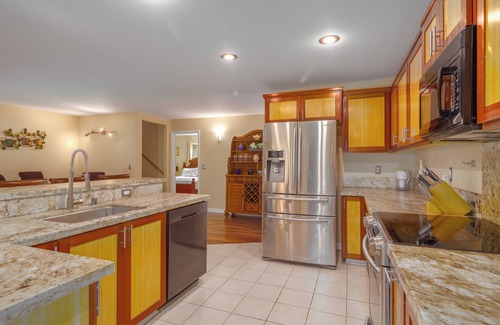 Fern Acres House | Large Home w/2 covered Pickleball Courts near Volcano National Park sleeps 16