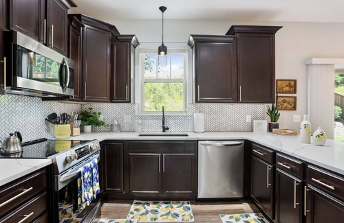 Fountain Inn House | Large luxe home with gorgeous outdoor spaces and hot tub