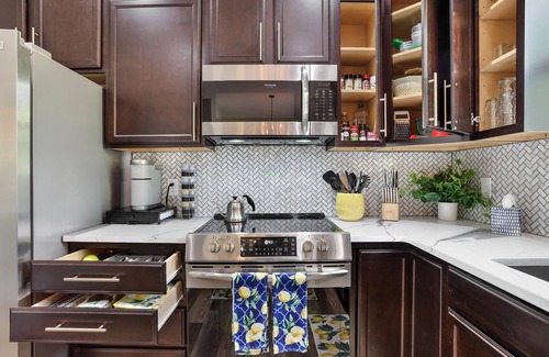 Fountain Inn House | Large luxe home with gorgeous outdoor spaces and hot tub