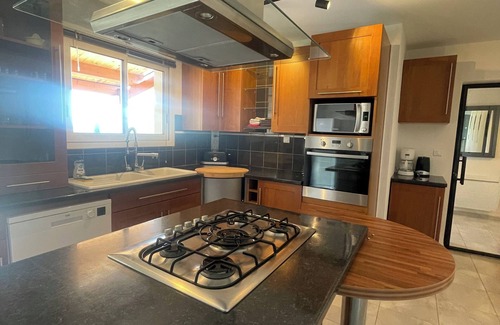 Joyeuse Apartment | Large modern gîte, Swimming pools, Wifi, Play area, enclosed gite village