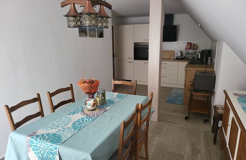 Dinkelsbuehl Apartment | Large, quiet vacation apartment, roof terrace, distant view from the property