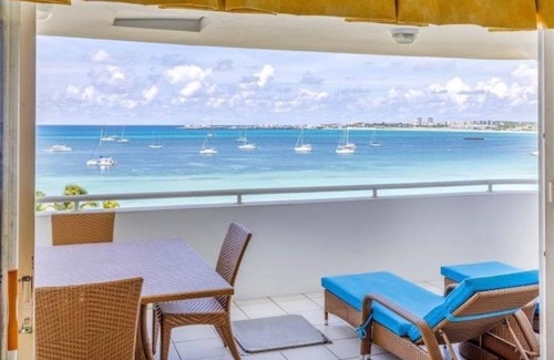 Maho Condo | Large WATERFRONT 1BR/1Bath Apt in Beautiful St Martin in Simpson Bay
