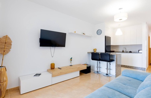Los Abrigos Apartment | Las Rocas by the Ocean, Wifi and Sea View