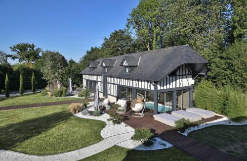 Trouville-la-Haule Villa | Le jardin des Hespérides - piscine intérieure Proche Pont Audemer jacuzzi 6P