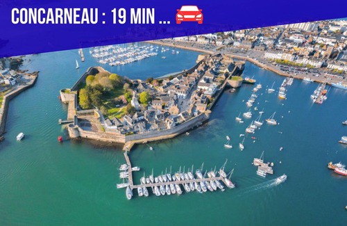 Rosporden Apartment | Le Minaouet Studio Paisible Wifi