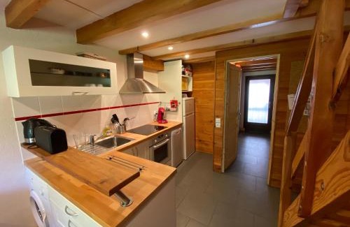 Les Orres Apartment | LE PASSE-MONTAGNE Bel appartement avec terrasse dans vieille ferme de montagne rénovée