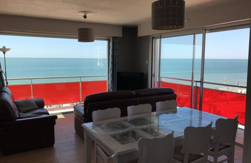 Sainte-Cecile-Plage Apartment | LES BALCONS ROUGES Face Mer - Impressive sea view