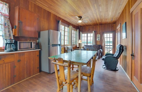 Cedarville Cabin | Les Cheneaux Islands Cabin 4 w/Deck: Pet Friendly