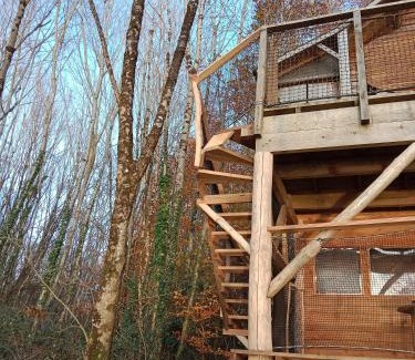Saint-Brigitte Cabin | Les hébergements insolites de Quénécan