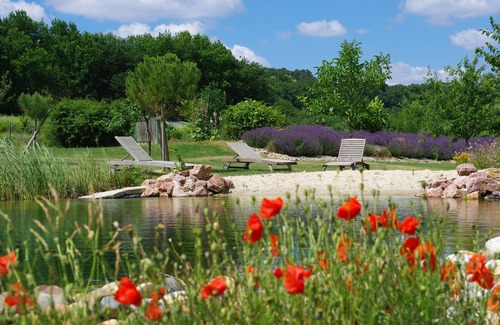 Saint-Leon House | Les marguerites and its natural swimming pool