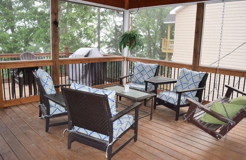 La Follette House | Level Lakefront Lot, 2-Story Dock, Water Slide, Great Location
