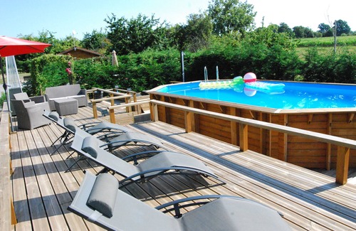 Chalandrey House | Light and airy bungalow with large terrace & heated outdoor pool