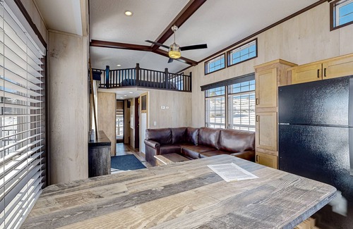 Colorado Springs Cottage | Light-filled cabin on 1,800-acre ranch with animals, trails, mountains & firepit