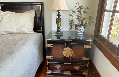 Carnation Bed & Breakfast | Light-filled room with a treetop view in an updated historic Forest Grove home!