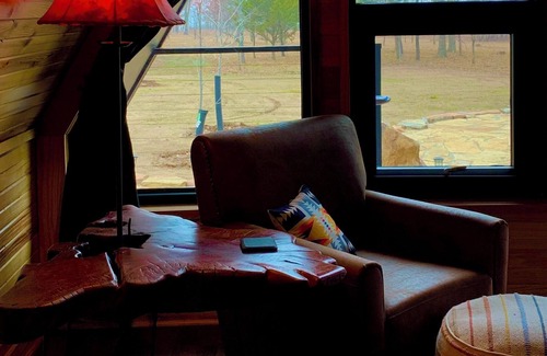 Afton Cabin | LIKE NO OTHER, SECLUDED couples only Aframe on Grand Lake, Oklahoma. Private.
