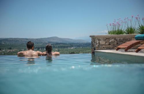 Paidochori Villa | Listen to Nature in a Renovated Traditional Hilltop Villa Liodosifis with Heated Pool