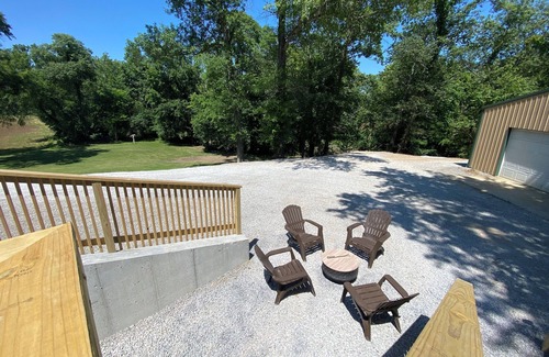 Scheller House | Little Muddy Hideout: 3-bedroom tri-level house secluded on 10 acres in country.