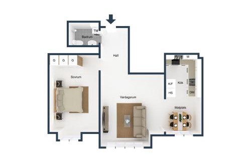 Centrum Apartment | Live and Stay VR40